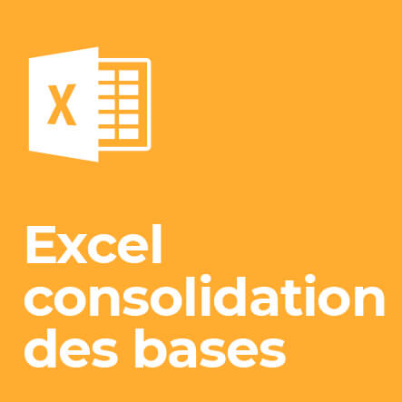 Formation Excel consolidation des bases